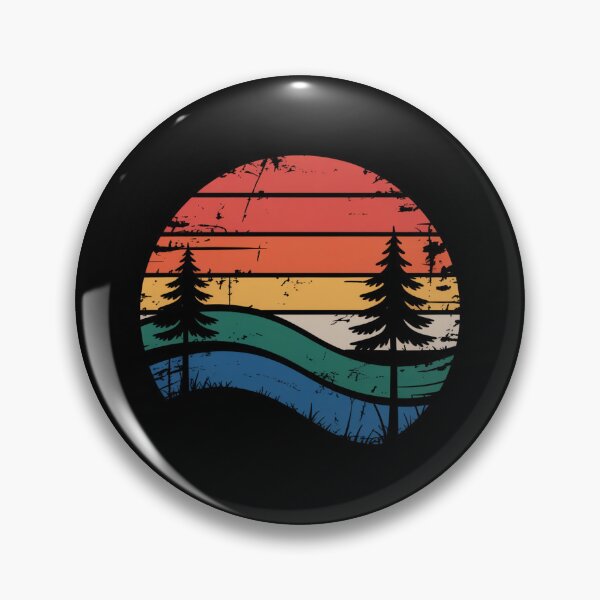 Item preview, Retro Sunset Trees designed and sold by theartfulaspie.