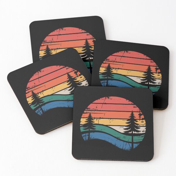 Item preview, Retro Sunset Trees designed and sold by theartfulaspie.