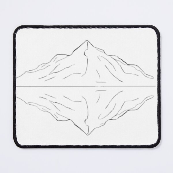 Item preview, Minimalist Mountain Lake designed and sold by mari0n980.