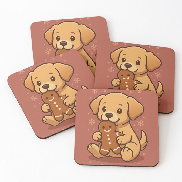 Item preview, Gingerbread Pup Hug – Cozy Christmas Cookie Dogmom Art designed and sold by dogmomtees.