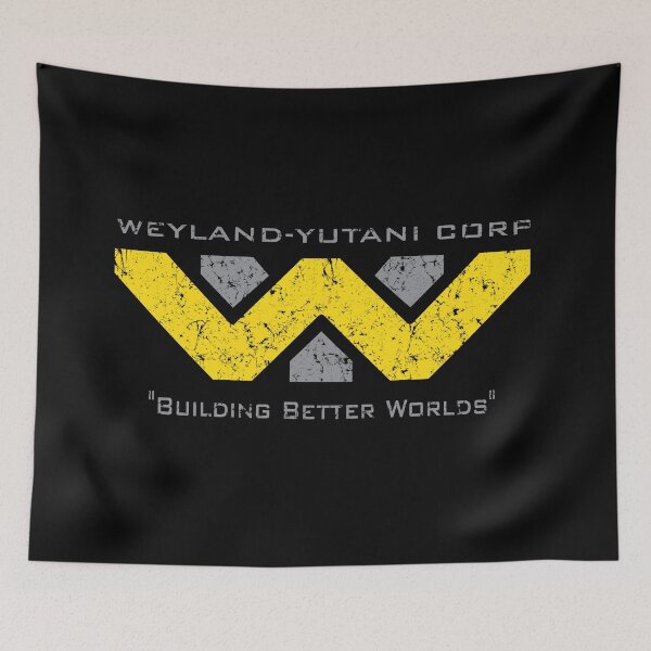 Item preview, W-Y Star Company Distressed Logo | Retro Sci-Fi Corporate Graphic Tee designed and sold by gmach33015.