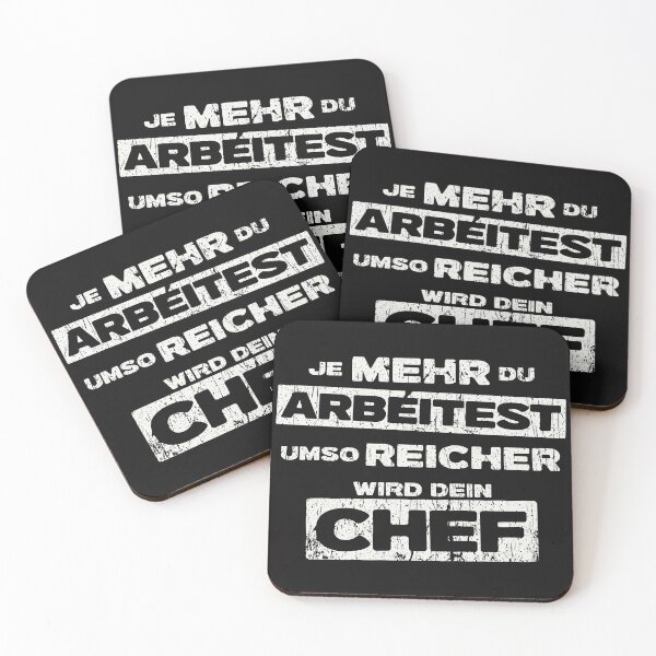 Item preview, Capitalism critique: The more you work, the richer your boss gets – sarcasm & system critique designed and sold by VariousGoodies.