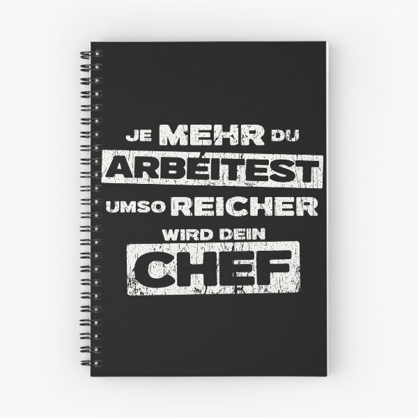Item preview, Capitalism critique: The more you work, the richer your boss gets – sarcasm & system critique designed and sold by VariousGoodies.