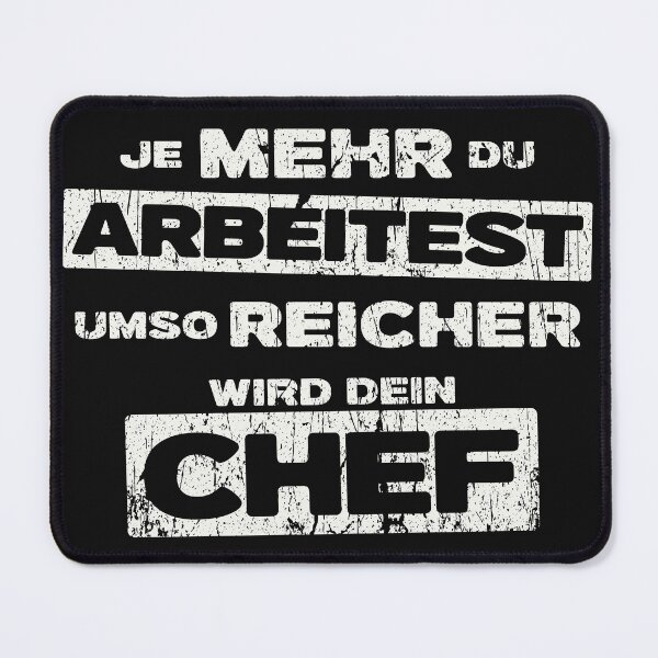 Item preview, Capitalism critique: The more you work, the richer your boss gets – sarcasm & system critique designed and sold by VariousGoodies.