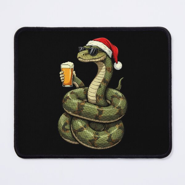 Item preview, Cool Santa Snake Drinking Beer Christmas Party designed and sold by k3rstman1.
