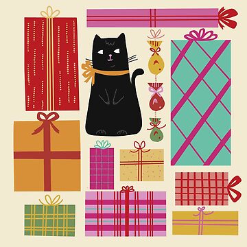 Artwork thumbnail, Cat Among Gifts by Stephanie McRae