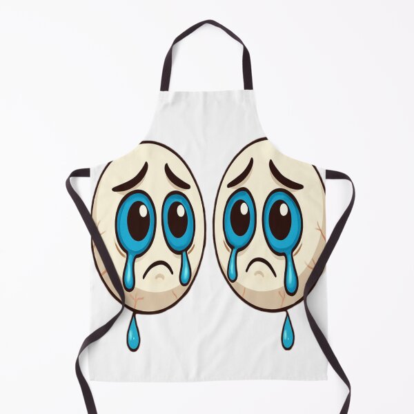 Item preview, Two Blue Sad Eyes with Tears – Emotional Cute Illustration designed and sold by Diamond-C.