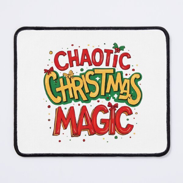 Item preview, Chaotic Christmas Magic – Funny Family Holiday Chaos Art designed and sold by MiszungART.