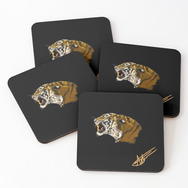Item preview, Royal Bengal Tiger Roar - Digital Oil Painting designed and sold by AshDra.
