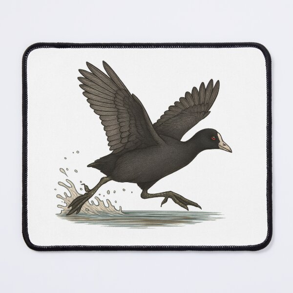 Item preview, Elegant American Coot Bird Illustration designed and sold by GullHyena.
