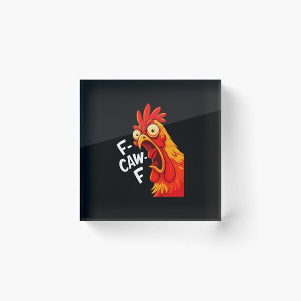 Item preview, Meme divertido de pollo Fcawf con frase humorística de gallo designed and sold by tadmercado.