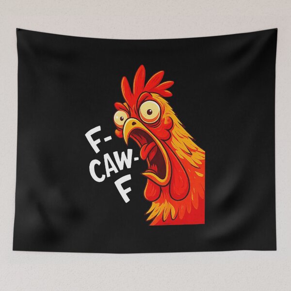 Item preview, Meme divertido de pollo Fcawf con frase humorística de gallo designed and sold by tadmercado.