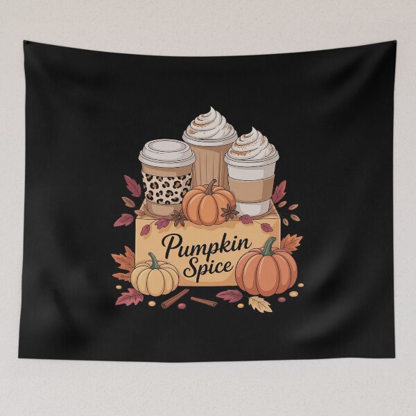 Item preview, Pumpkin Spice Season Latte Coffee Lover Fall Thanksgiving designed and sold by Cowlifes.
