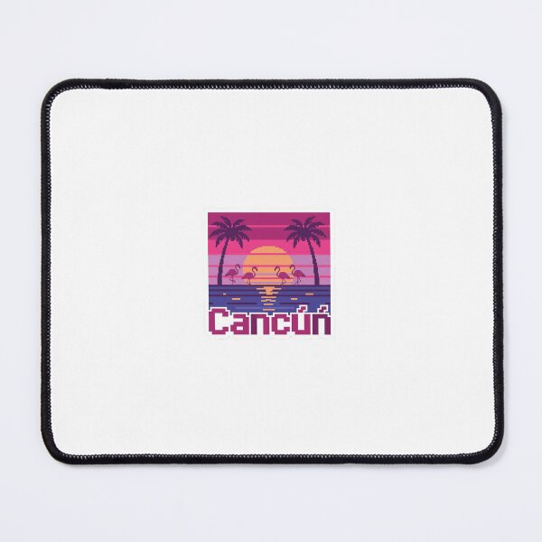 Item preview, Cancun Mexico Beach Sunset Pixel Art designed and sold by M4nulas.