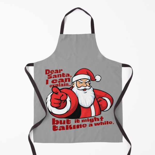 Item preview, “Dear Santa… Please Don’t Point at Me, I Can Explain!” designed and sold by SamartkitDesign.