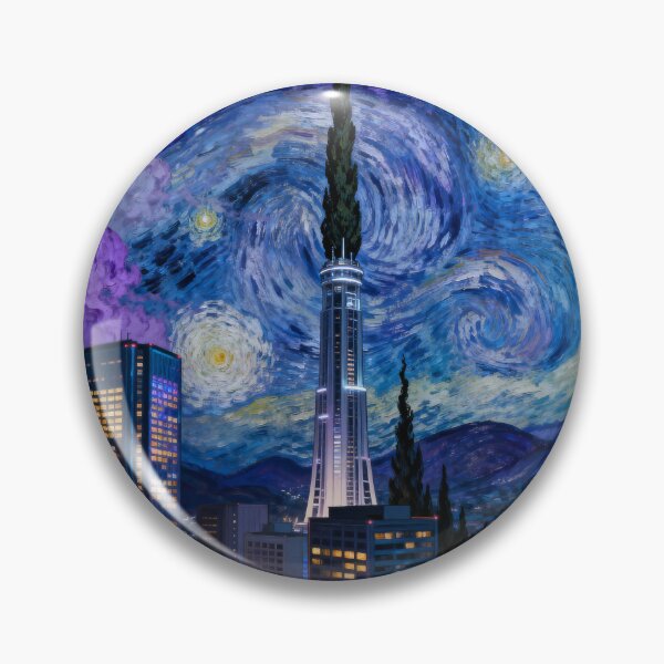 Item preview, Noite estrelada moderna  designed and sold by studiocontorno.