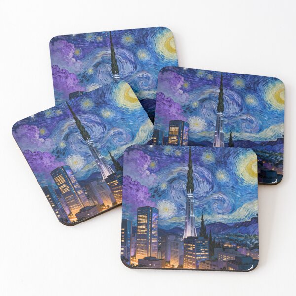 Item preview, Noite estrelada moderna  designed and sold by studiocontorno.