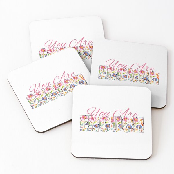 Item preview, Pretty You Are Enough Floral women_pink designed and sold by Embers & Incense Co..