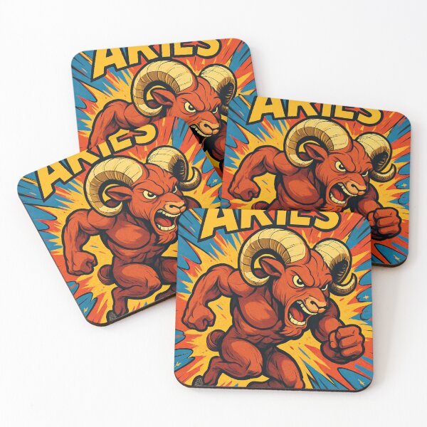 Item preview, Aries zodiac symbol | Comics style - Cartoon designed and sold by ComicsFactory.