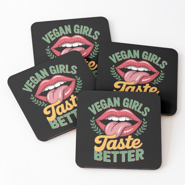 Item preview, Womens Vegan Girls Taste Better Women Mouth Veggie  designed and sold by TeddyPaintsArt.