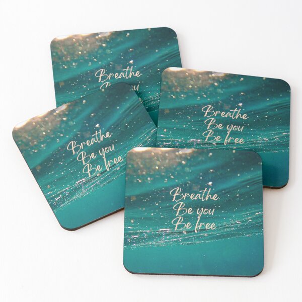 Item preview, Breathe, Ocean Therapy Quote designed and sold by Salty Colors Studio.