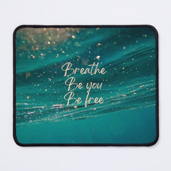 Item preview, Breathe, Ocean Therapy Quote designed and sold by Salty Colors Studio.
