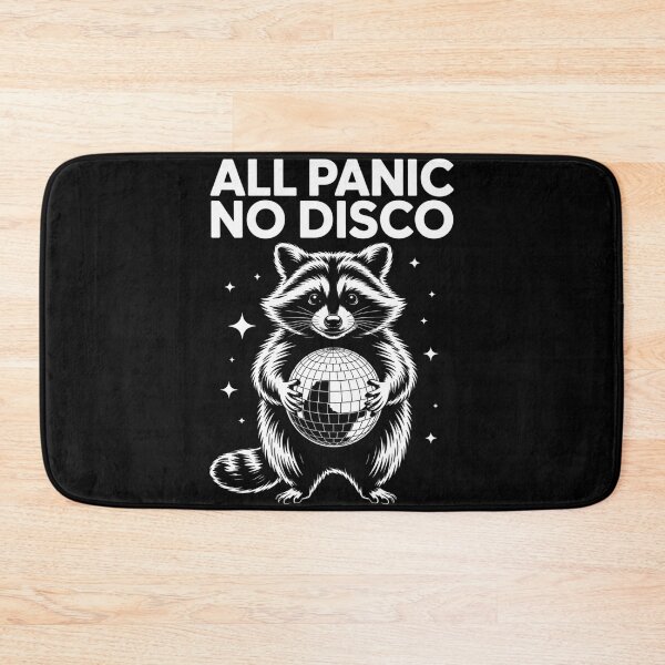 Item preview, Funny Mental Health Meme Disco Ball Raccoon designed and sold by RipleMalphite.