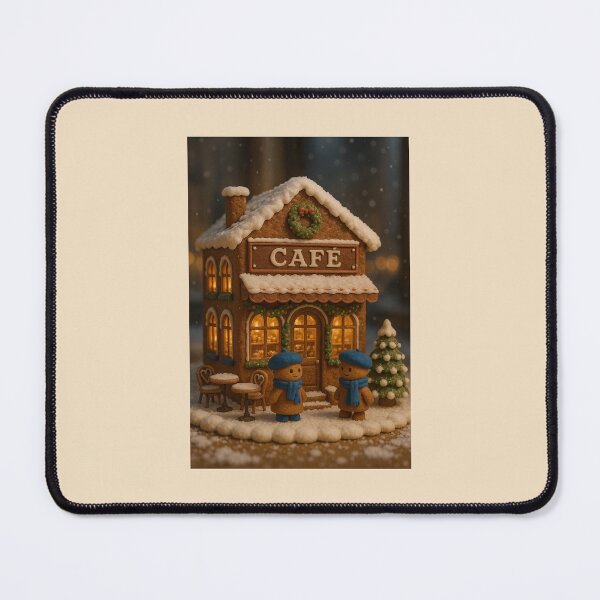 Item preview, Paris Gingerbread Café – Cozy French Christmas Scene designed and sold by Novel Works Studio.