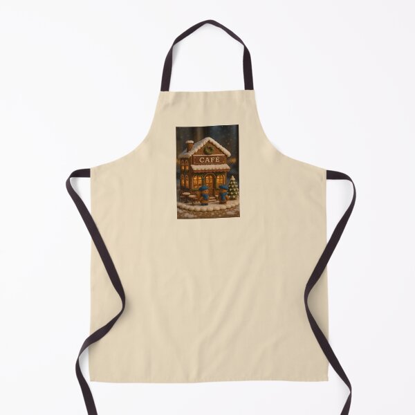 Item preview, Paris Gingerbread Café – Cozy French Christmas Scene designed and sold by Novel Works Studio.