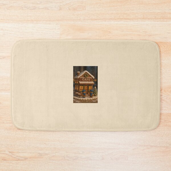 Item preview, Paris Gingerbread Café – Cozy French Christmas Scene designed and sold by Novel Works Studio.