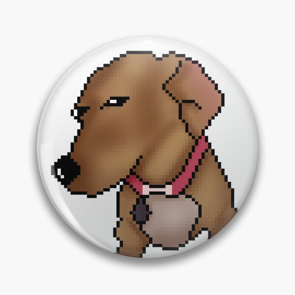 Item preview, Pixel Dog Reaction Meme – “Really?” Funny Suspicious Pet Expression Art designed and sold by Melivo-Pixel.
