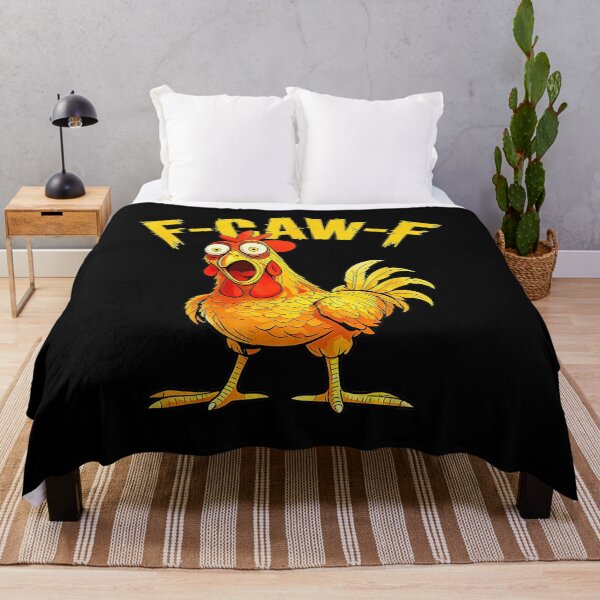 Aperçu de l'œuvre Humour graphique hilarant avec un poulet Fcawf et un corbeau créée et vendue par tadmercado.