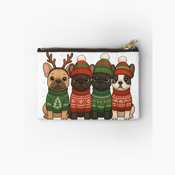 Item preview, Christmas Dogs - French Bulldog Holiday Xmas Season designed and sold by ZBIFBOUETLA.