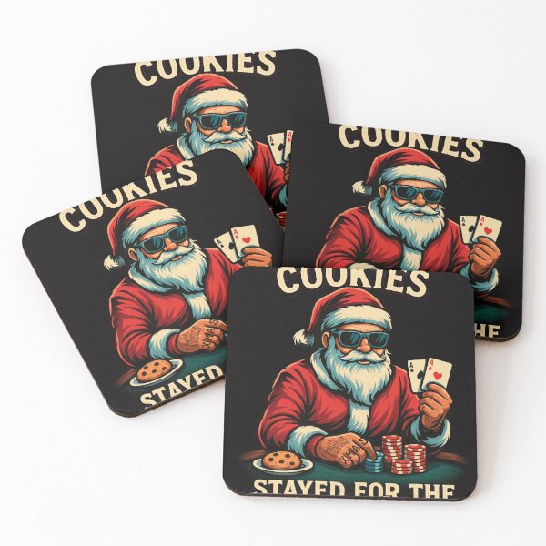 Item preview, Poker Santa – I Came For The Money, Stayed For The Chips | Funny Christmas Gambling Design designed and sold by Forty4design.