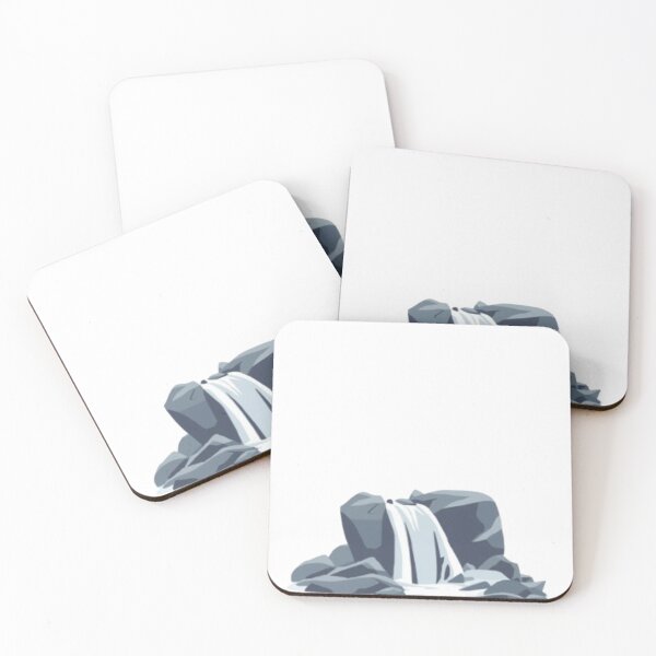 Item preview, Minimalist Waterfall Scene designed and sold by mari0n980.