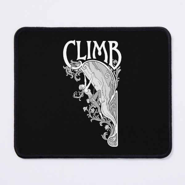 Item preview, Rock Climbing Climb Climber Woman Art Nouveau Climbers designed and sold by GrandeDuc.