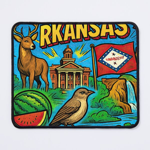 Item preview, Arkansas state | Comics style - Cartoon designed and sold by ComicsFactory.