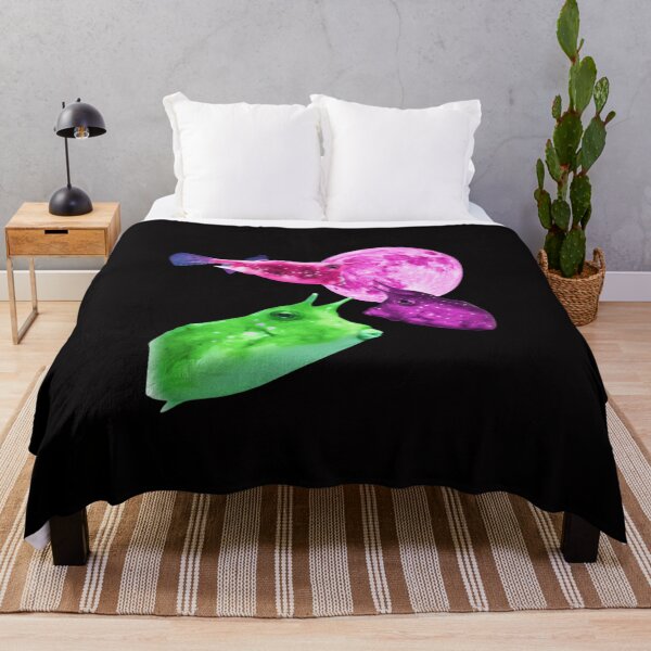 Item preview, Three Cowfish Retro Graphic, Funny Ocean Moon, Exotic Sea Life Lovers, Vintage Colorful Boxfish Gift designed and sold by DesignDenDo ⭐⭐⭐⭐⭐.