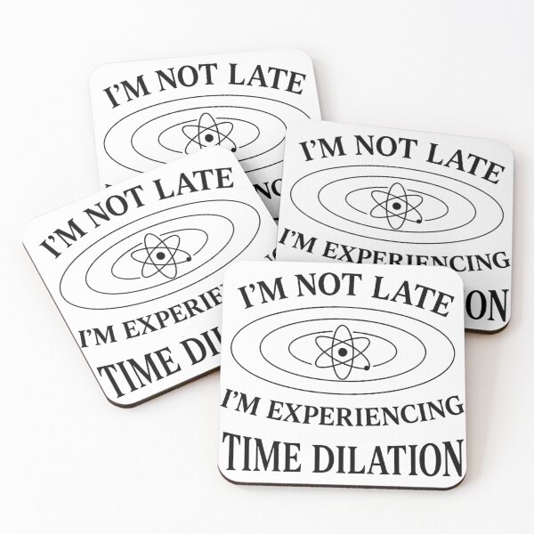 Item preview, Experiencing Time Dilation Humor Design designed and sold by ifdogscouldclap....