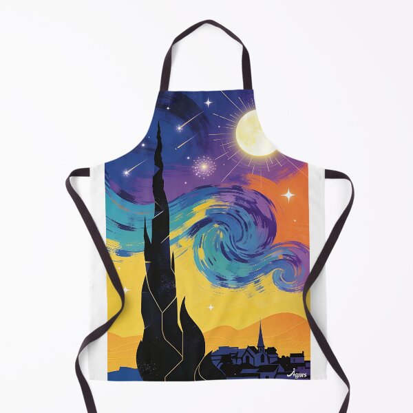 Item preview, Abstrato noite estrelada designed and sold by studiocontorno.