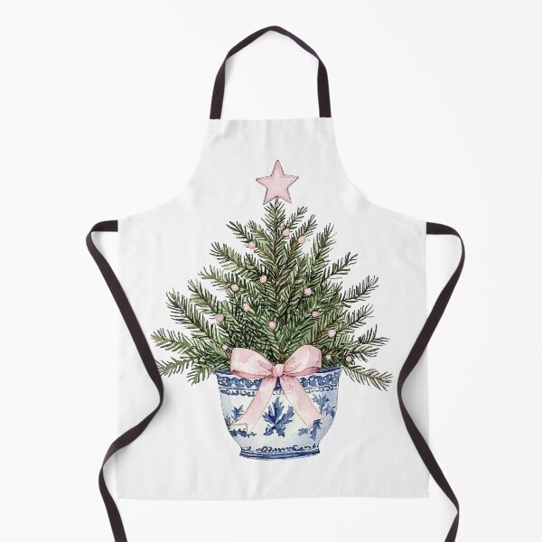 Item preview, Potted Christmas Tree with Pink Star designed and sold by Liededrom..