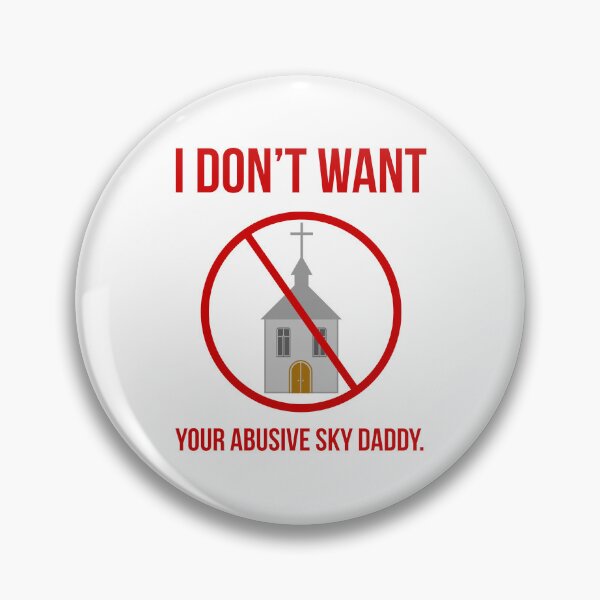 Item preview, I don’t want your sky daddy.  designed and sold by Rachel the Artist .