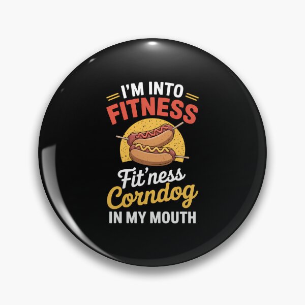 Item preview, Fitness Corndog Funny Joke Pun designed and sold by YaulTape.