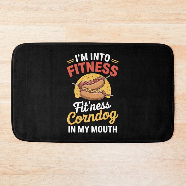 Item preview, Fitness Corndog Funny Joke Pun designed and sold by YaulTape.