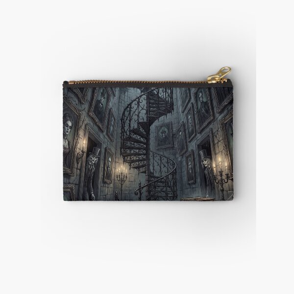 Item preview, Creepy crypt staircase gothic horror illustration art designed and sold by Vintage Designs +.