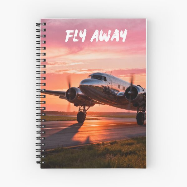 Item preview, Notebook, Sunset Fly Away designed and sold by VintageLantern.