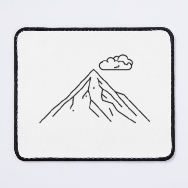 Item preview, Minimalist Snowy Peak designed and sold by mari0n980.