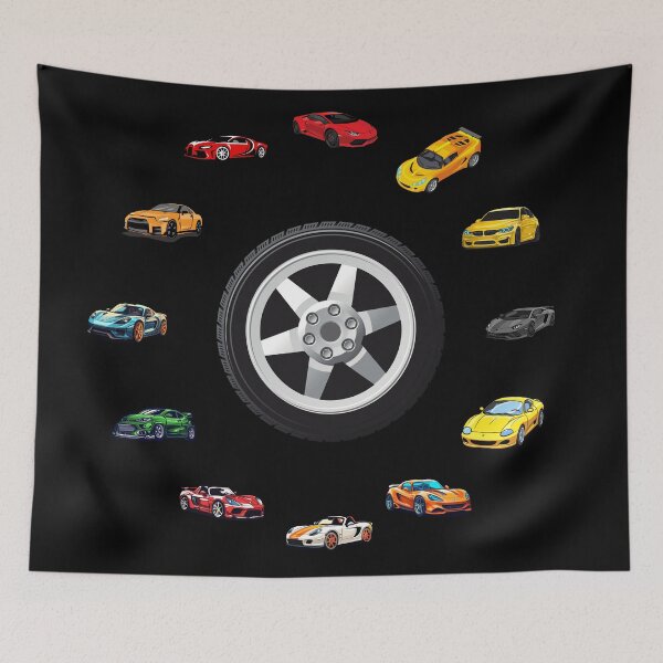Item preview, Super cars clock captures the speed, power, and precision of time in pure automotive style designed and sold by THEVONZA.