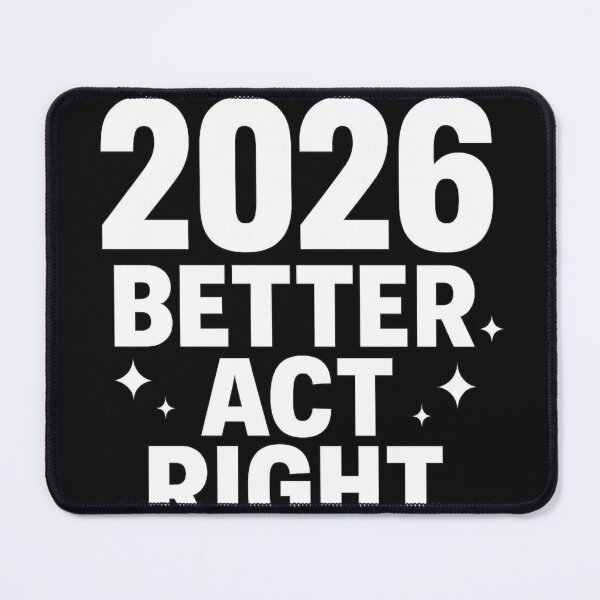 Item preview, 2026 Better Act Right – Funny New Year designed and sold by Laughprints.
