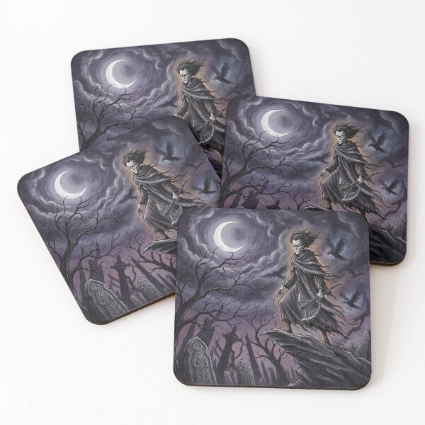 Item preview, Vali Ancient Norse God Gothic style illustration designed and sold by Vintage Designs +.